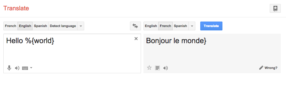 Google Translate is just wrong with interpolated variables